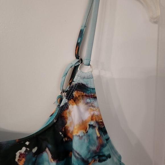 Shein Swim Top Size 1XL in Marble Blue - Picture 6 of 6